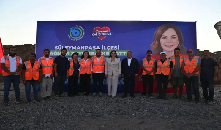 Tekirdağ’da taşkınları önlemek için çalışma yürütüldü