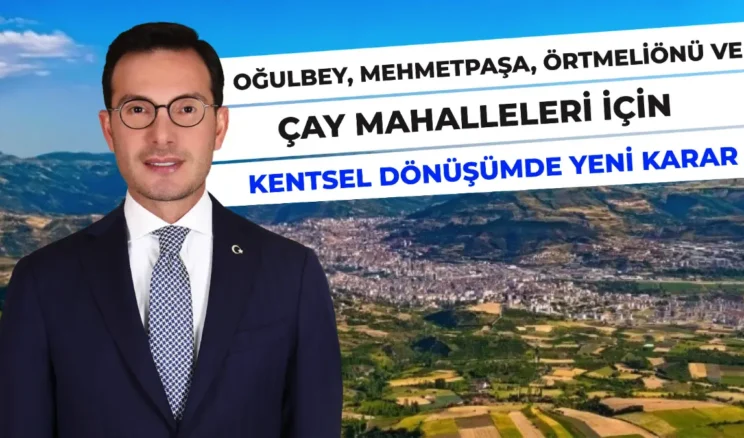 Tokat’ta kentsel dönüşüm hamleleri devam ediyor
