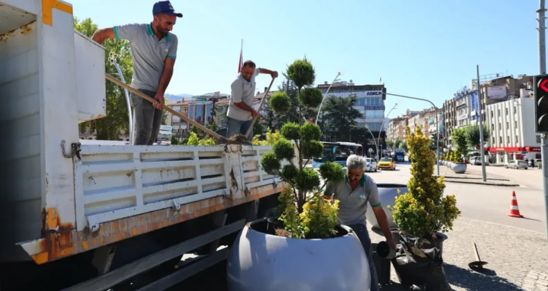 Tokat Cumhuriyet Meydanı’na estetik dokunuş