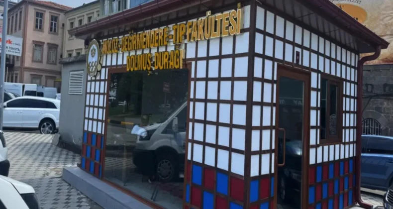 Trabzon’da taksi ve dolmuş durakları yenileniyor