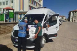 Adıyaman’da öğrenci servislerine sıkı denetim