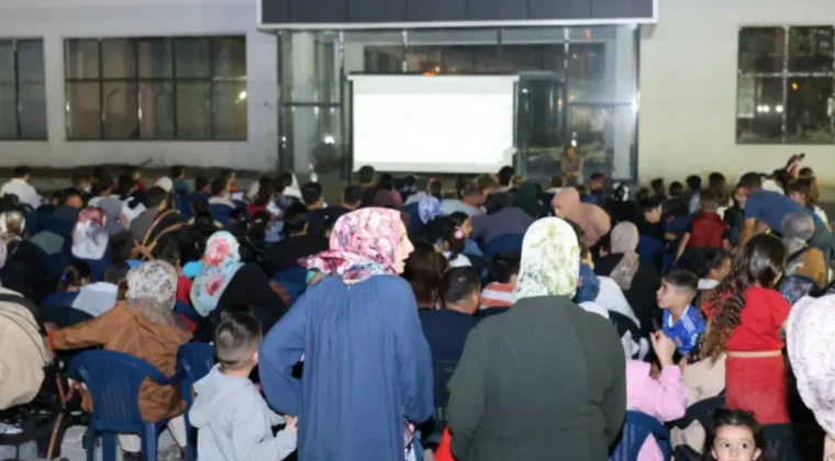 Ağrı’da açık hava sineması düzenlendi