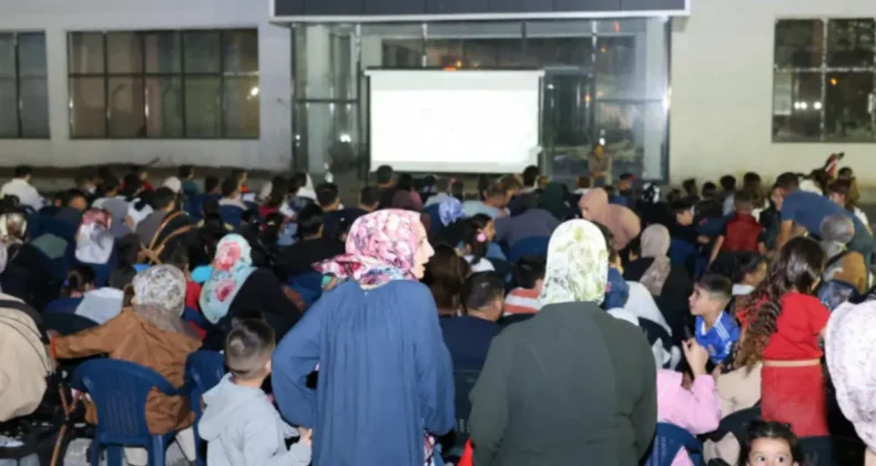 Ağrı’da açık hava sineması düzenlendi