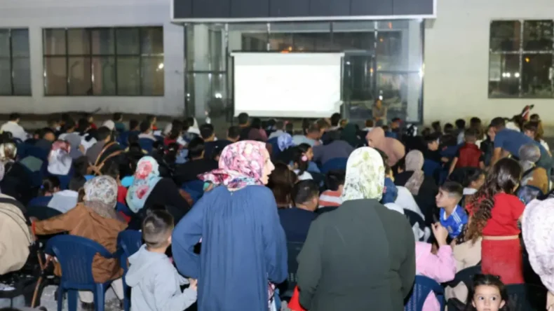 Ağrı’da açık hava sineması düzenlendi