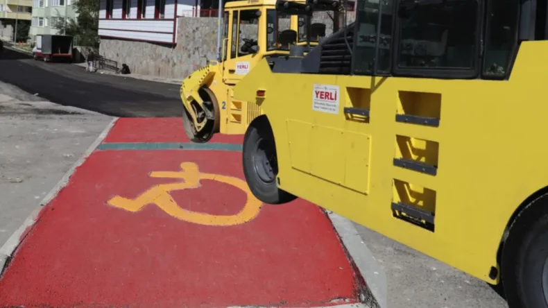 Ağrı’da engelsiz ulaşım için çalışmalar devam ediyor