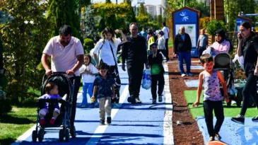 Ankara’da Atatürk Çocukları Doğal Yaşam Parkı’na ziyaretçi akını