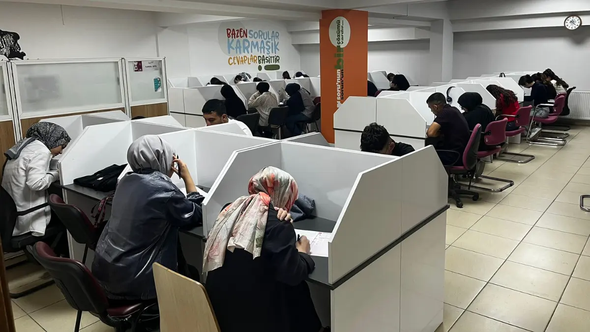 Çorum’da belediye tarafından öğrencilerin eğitim hayatına destek olmak amacıyla hazırlanan