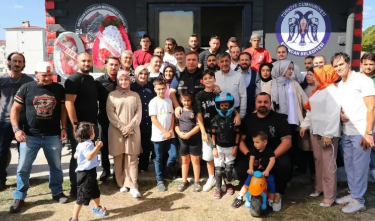 Erzincan’da motosiklet derneği ve eğitim pisti açıldı