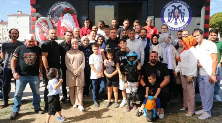 Erzincan’da motosiklet derneği ve eğitim pisti açıldı