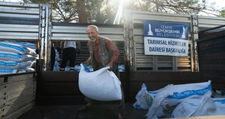İzmir Büyükşehir’den üreticilere 40 tonluk yem desteği