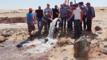 Kayseri’de 4 mahallede hayvancılık için sondaj çalışması yapıldı