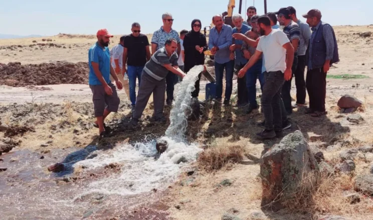 Kayseri’de 4 mahallede hayvancılık için sondaj çalışması yapıldı