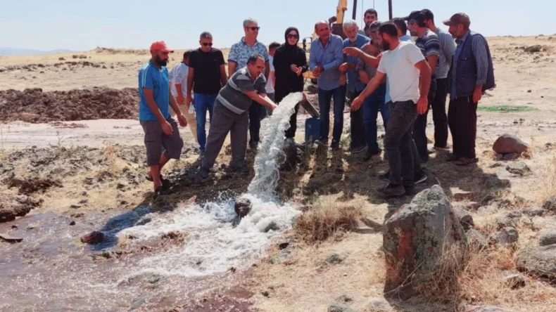 Kayseri’de 4 mahallede hayvancılık için sondaj çalışması yapıldı