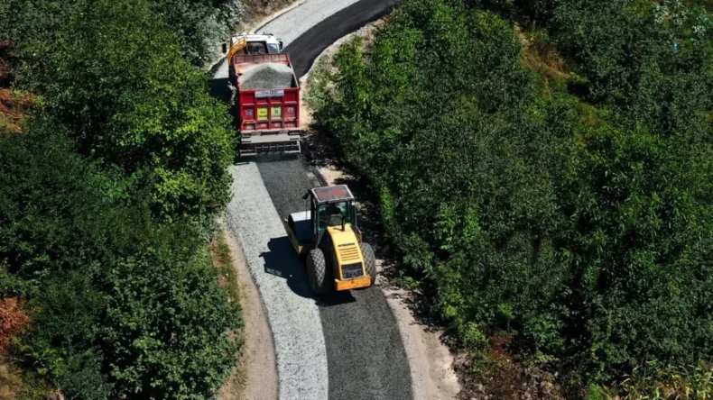 Ordu’nun Korgan ilçesinde asfalt mesaisi tamamlandı