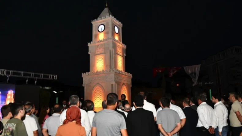 Osmaniye’de Saat Kulesi düzenlenen törenle açıldı