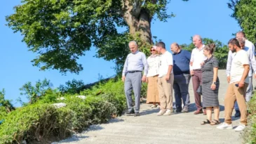 Rize’de Başkan Metin çalışmaları yerinde inceledi
