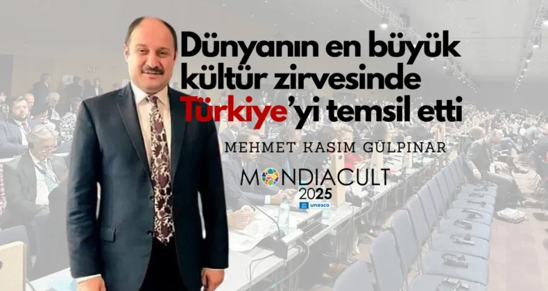 Şanlıurfa dünya sahnesinde! Başkan Gülpınar Türkiye’yi temsil ediyor…