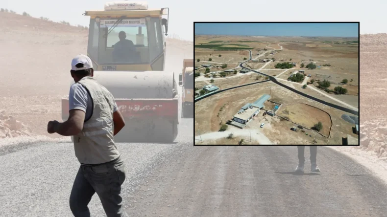 Şanlıurfa’da yılların yol sorunu çözülüyor! Mahalleli memnun…