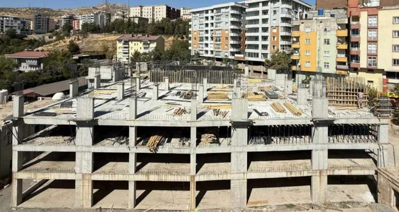 Şırnak’ın ilk katlı otoparkında çalışmalarda sona gelindi