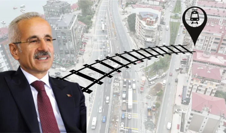 Trabzon’a raylı sistem müjdesi! 16 duraktan oluşacak…