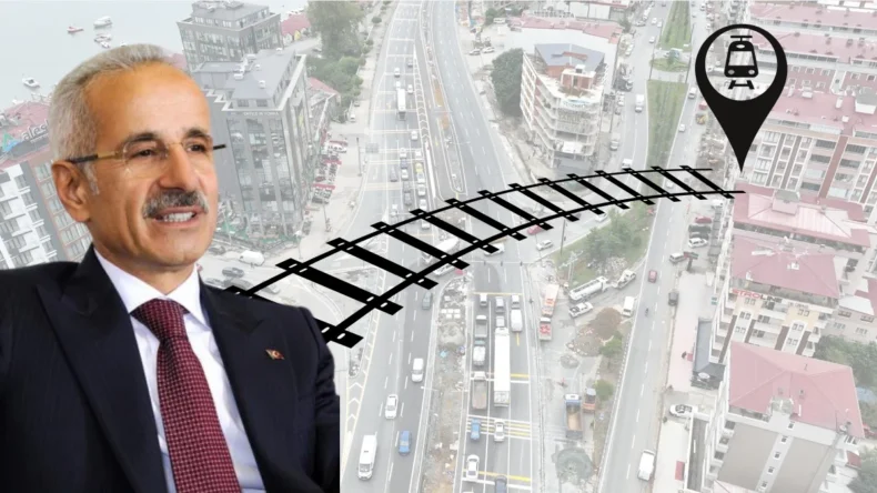 Trabzon’a raylı sistem müjdesi! 16 duraktan oluşacak…