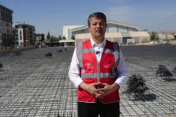 Adıyaman Belediyesi ek hizmet binası inşaatı devam ediyor