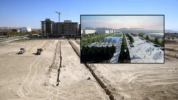 Aksaray’da Millet Bahçesi projesi inşa ediliyor