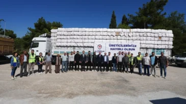 Denizli’de yangından etkilenen çiftçiye destek sağlandı