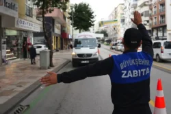 Denizli’de şehir içi dolmuşlara trafik denetimi