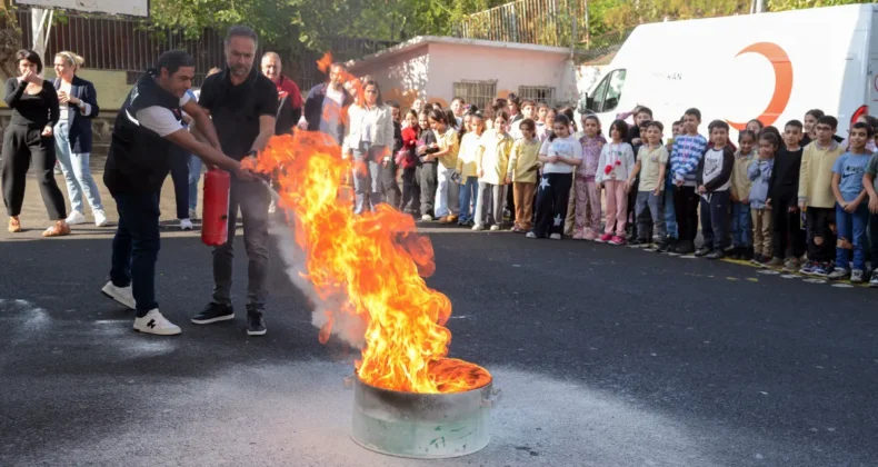 Diyarbakır’da öğrencilere afet farkındalık eğitimi verildi