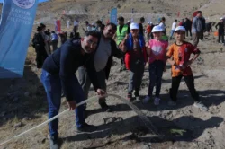 Kayseri’de 3 bin fidan toprakla buluştu