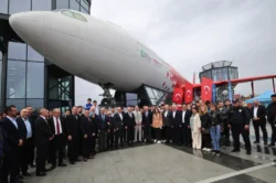 Kocaeli’de Havacılık ve Bilim Merkezi’ne dönüştürülen uçak ziyarete açıldı