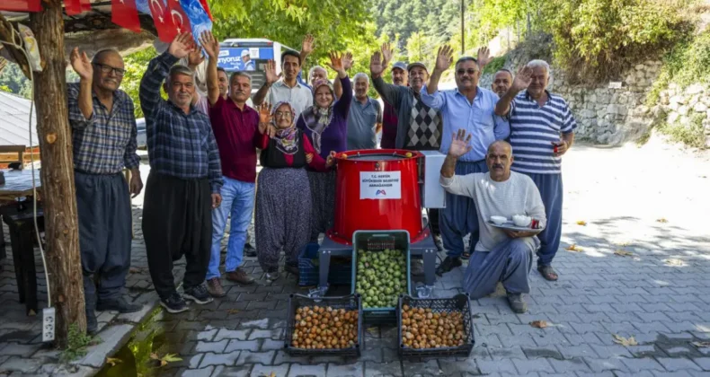 Mersin’de üreticilere Ceviz Soyma Makinesi desteği