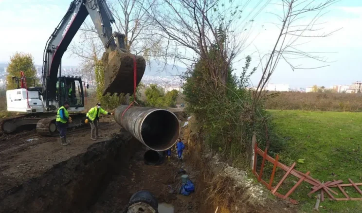 Ordu Büyükşehir’den içme suyu hattına yatırım