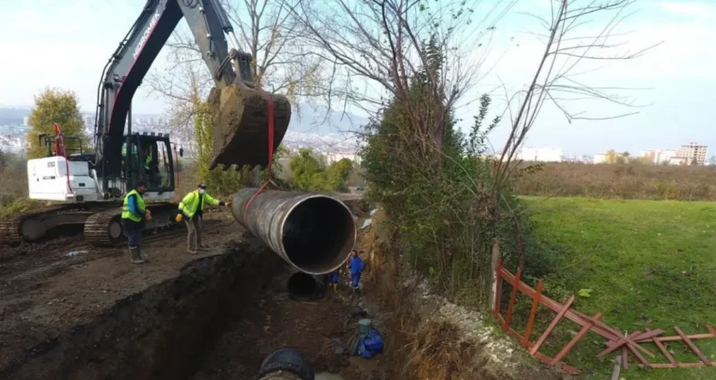Ordu Büyükşehir’den içme suyu hattına yatırım
