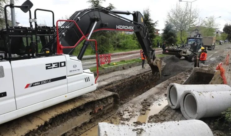 Samsun’da altyapı çalışmaları hız kazandı