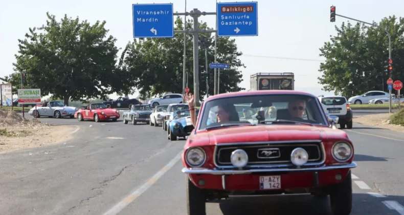 Belçika’dan yola çıkan klasik araçlar tarihin sıfır noktası Göbeklitepe’ye ulaştı