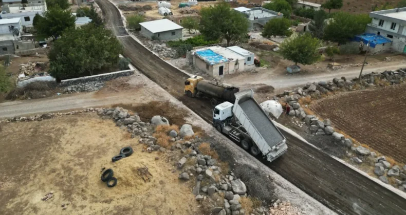 Şanlıurfa kırsalında yollar yenileniyor