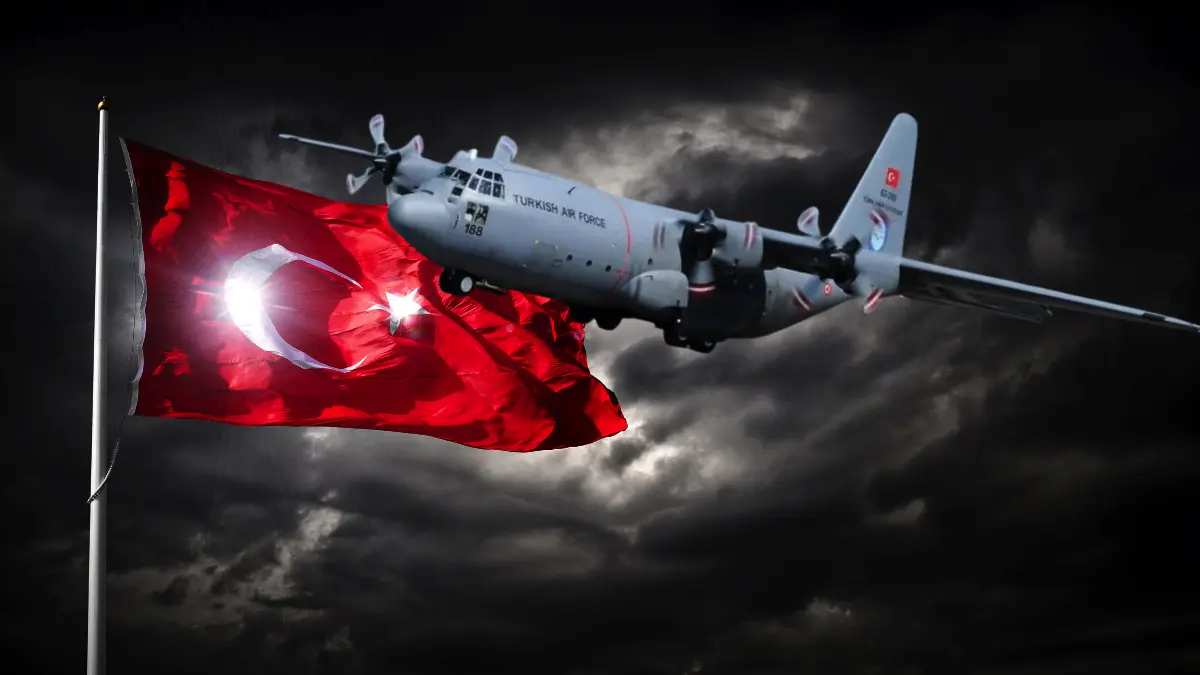 Azerbaycan’dan Türkiye’ye dönerken Gürcistan üzerinde düşen C – 130 askeri