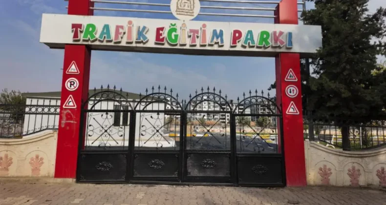 Adıyaman’da depremde hasar gören Trafik Parkı yenilendi