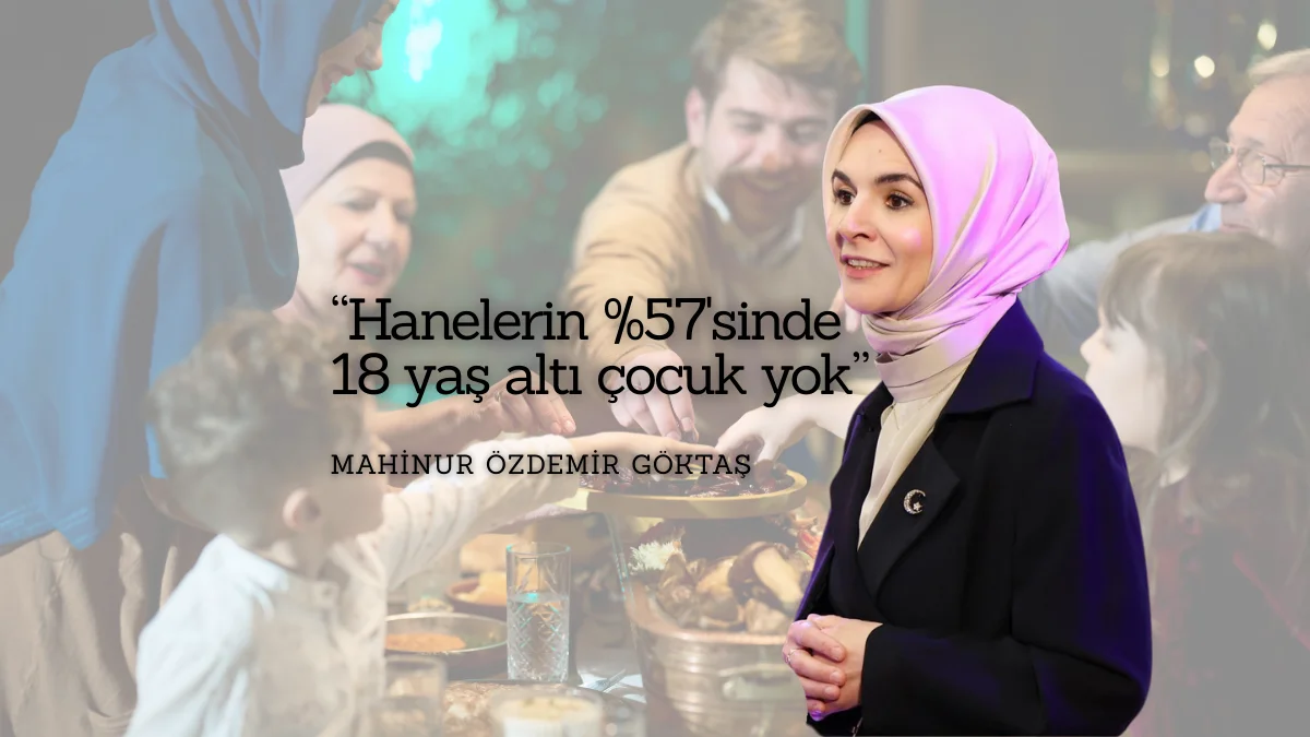 Aile ve Sosyal Hizmetler Bakanı Mahinur Özdemir Göktaş, “Evlilik yaşının
