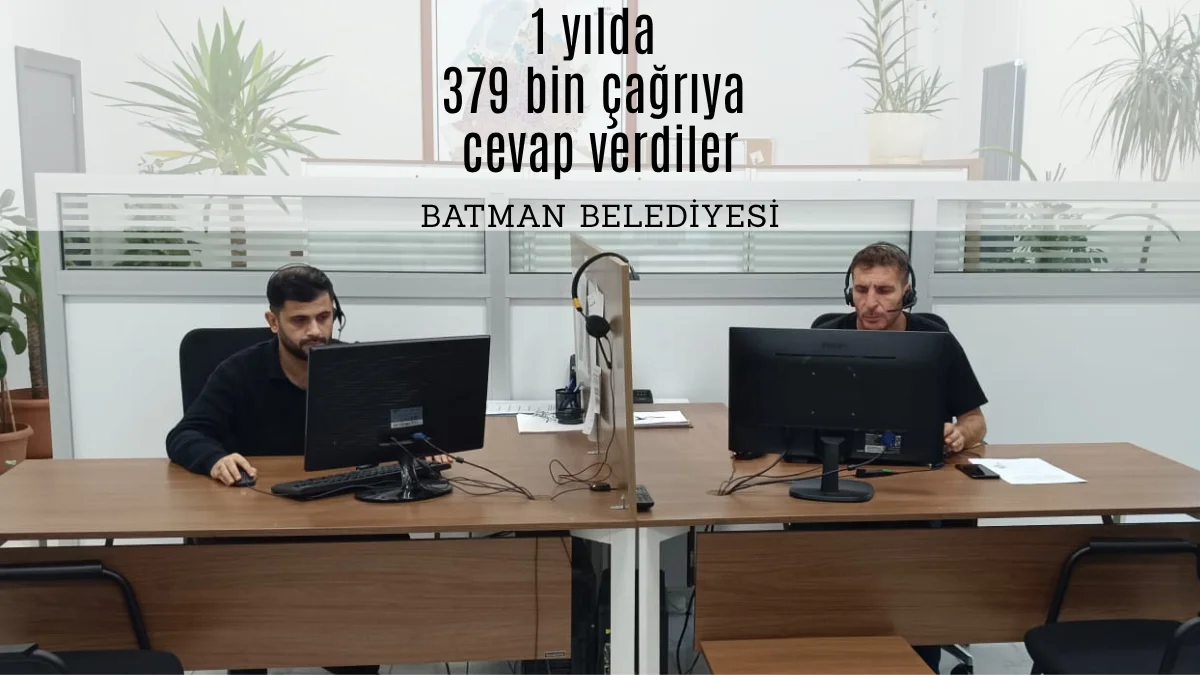 Batman’da belediyenin hemşehrilerinin istek, talep ve şikayetlerini kayda geçtiği Alo