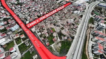 Canik 2. Yeni Bulvar Yolu ilçeye kazandırılıyor