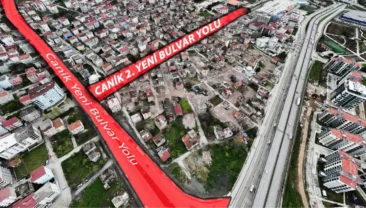 Canik 2. Yeni Bulvar Yolu ilçeye kazandırılıyor
