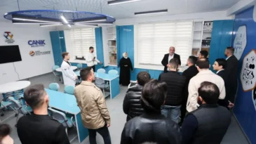 Canik Belediyesi’nin çocuk üniversitesine ziyaret gerçekleştirildi