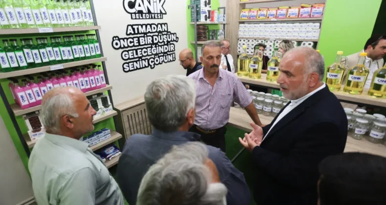 Canik Sıfır Atık Marketi hizmete sunuldu