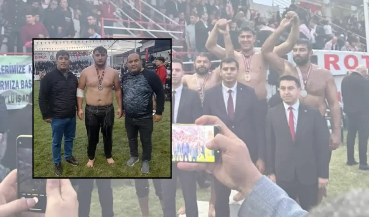 Çankırılı güreşçiler er meydanından madalyalarla döndü