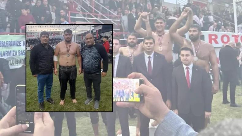 Çankırılı güreşçiler er meydanından madalyalarla döndü