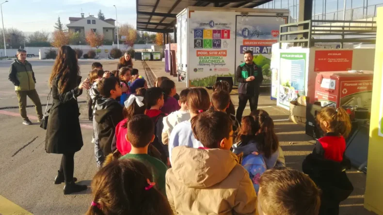 Çorum’da BİLSEM öğrencilerine sıfır atık eğitimi verildi