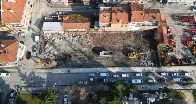 Çorum’da eski itfaiye alanı otoparka dönüştürülüyor